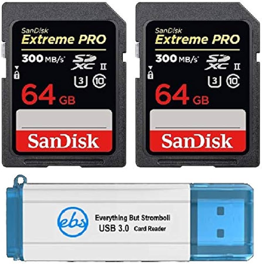 Amazon.com: SanDisk 64GB SDXC SD Extreme Pro UHS-II Memory Card